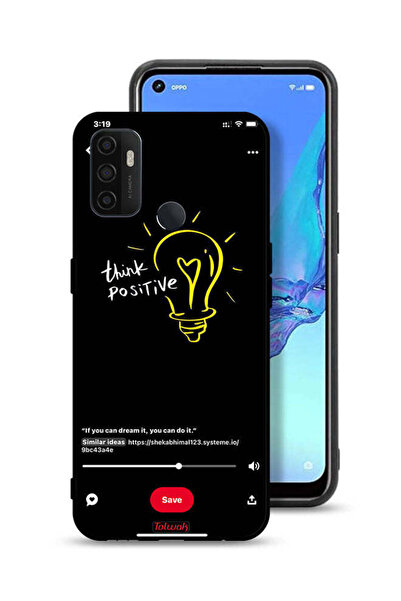 Tolwak غطاء حماية لهاتف Oppo A53s - فكر بإيجابية