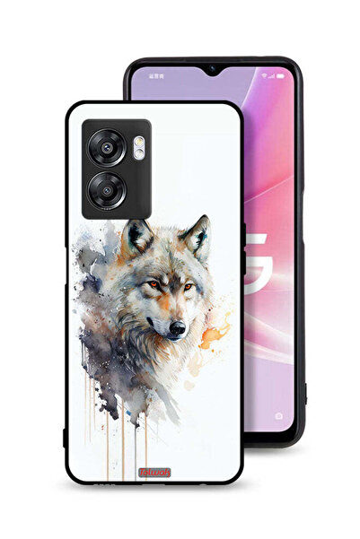 Tolwak غطاء حماية OnePlus Nord N300 بتصميم الذئب التجريدي