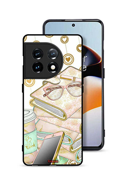 Tolwak غطاء حماية لهاتف OnePlus 11 5G مع نظارات على الكتب