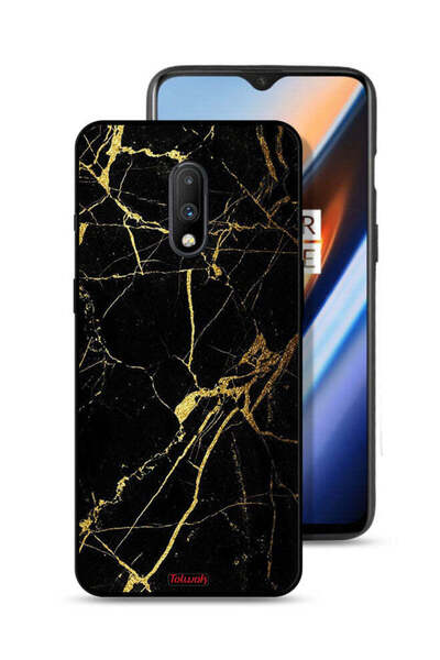 Tolwak غطاء حماية لهاتف OnePlus 7 - رخام متصدع