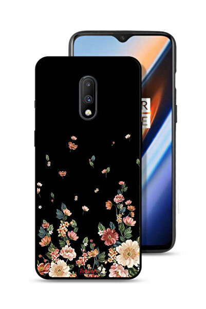 Tolwak غطاء حماية لهاتف OnePlus 7 مع زهور صغيرة في الأسفل