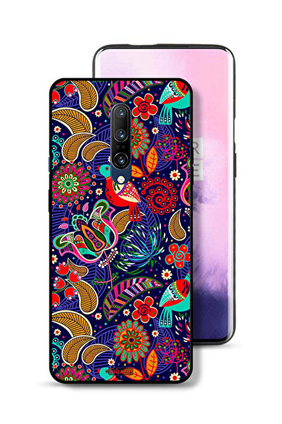 Tolwak غطاء حماية لهاتف OnePlus 7 Pro بنقشة طيور وزهور