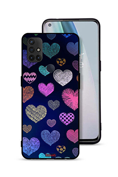 Tolwak غطاء حماية لهاتف OnePlus North N10 5G بنقشة قلوب حجرية