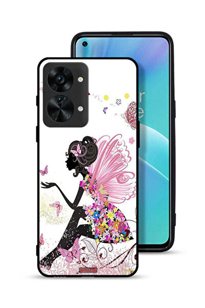 Tolwak غطاء حماية لهاتف OnePlus Nord 2T 5G بتصميم فتاة الفراشة