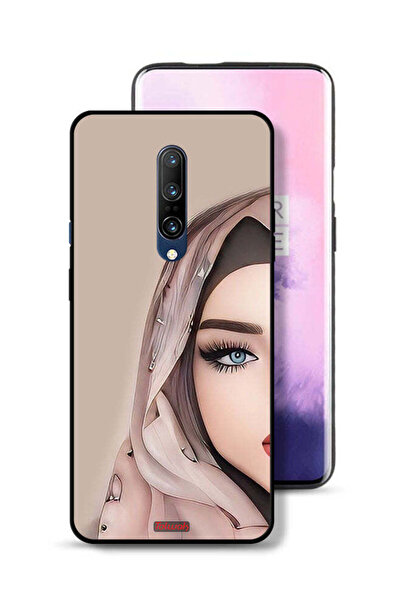 Tolwak غطاء حماية لهاتف OnePlus 7 Pro بتصميم فتاة نصف وجه