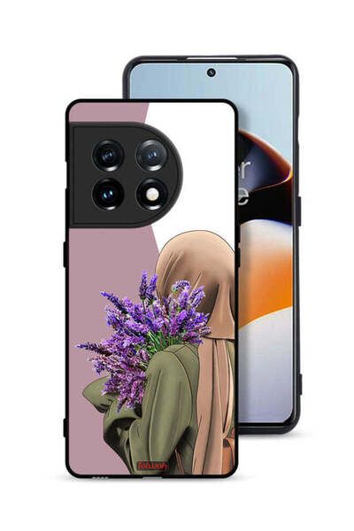 Tolwak OnePlus 11 5G Protective Case Cover Holding Flower