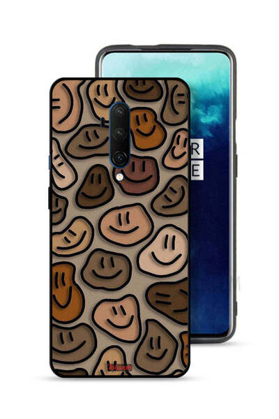 Tolwak غطاء حماية لهاتف OnePlus 7T Pro برسومات وجوه مبتسمة