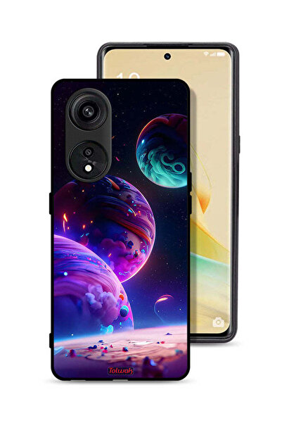 Tolwak غطاء حماية لهاتف Oppo A1 Pro بنمط كوكبي