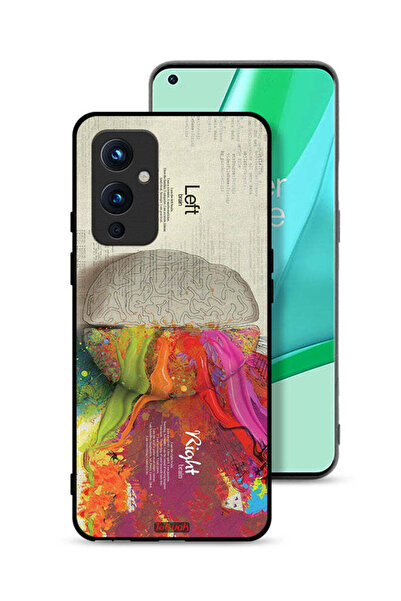 Tolwak غطاء حماية لهاتف OnePlus 9 5G بتصميم تجريدي لعلم الدماغ