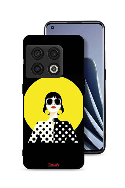 Tolwak غطاء حماية لهاتف OnePlus 10 Pro 5G بتصميم فتاة أنيقة