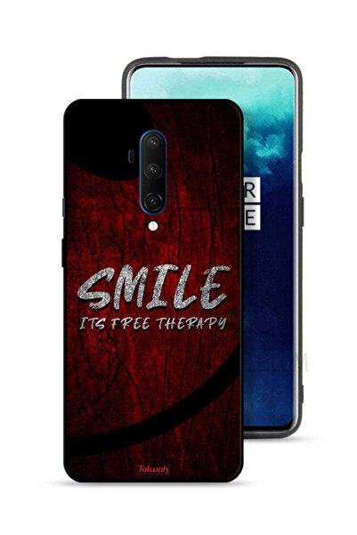 Tolwak OnePlus 7T Pro Protective Case Cover Smile Its Free Therapy