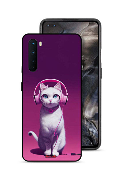Tolwak غطاء حماية لهاتف OnePlus Nord بتصميم قطة لطيفة