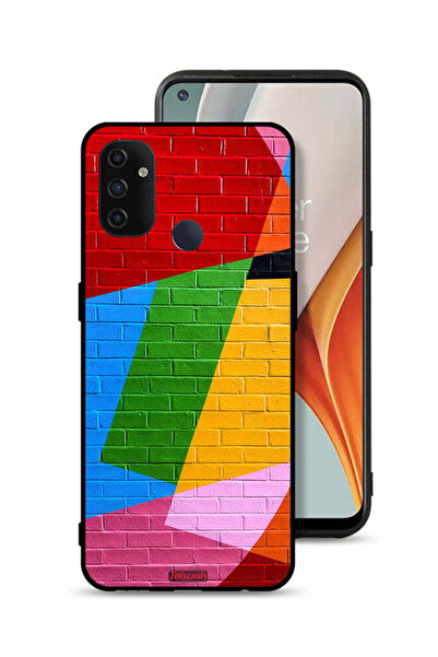 Tolwak غطاء حماية لهاتف OnePlus Nord N100 برسومات جدارية ملونة
