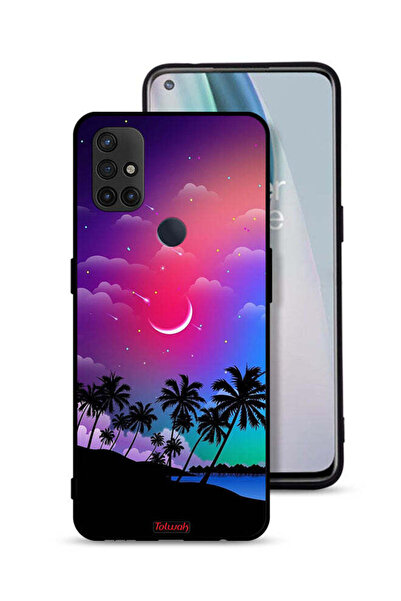 Tolwak غطاء حماية لهاتف OnePlus Nord N10 5G بنقشة قمر في الليل