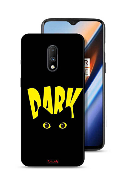 Tolwak غطاء حماية لهاتف OnePlus 7 - قطة داكنة