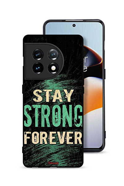 Tolwak OnePlus 11 5G Protective Case Cover Stay Strong Forever