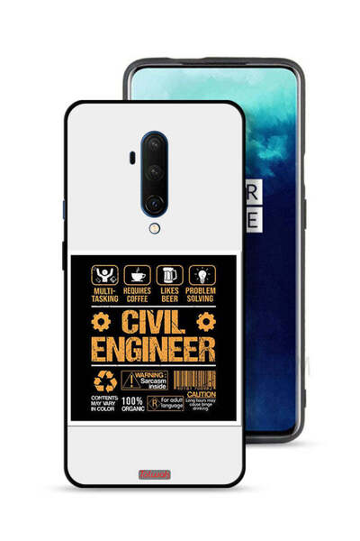 Tolwak غطاء حماية لهاتف OnePlus 7T Pro - ملصق مهندس مدني