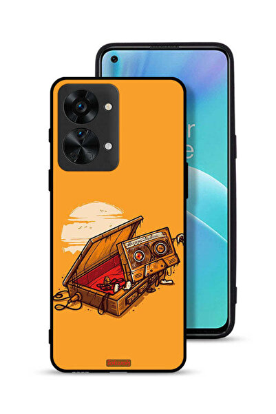 Tolwak غطاء حماية لهاتف OnePlus Nord 2T 5G بفن الكاسيت والشريط اللاصق