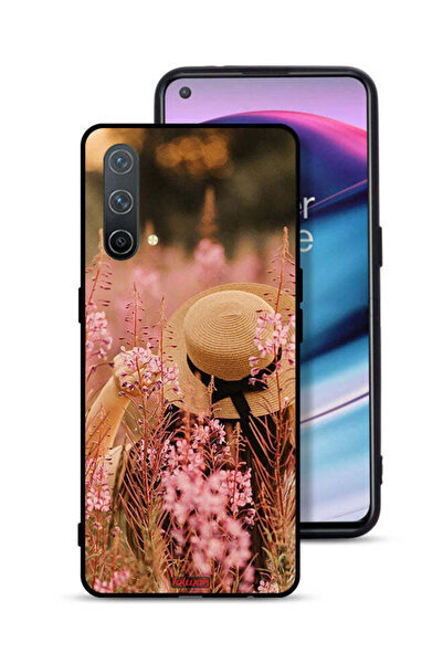 Tolwak غطاء حماية لهاتف OnePlus Nord CE 5G بتصميم فتاة قبعة مزينة بالزهور