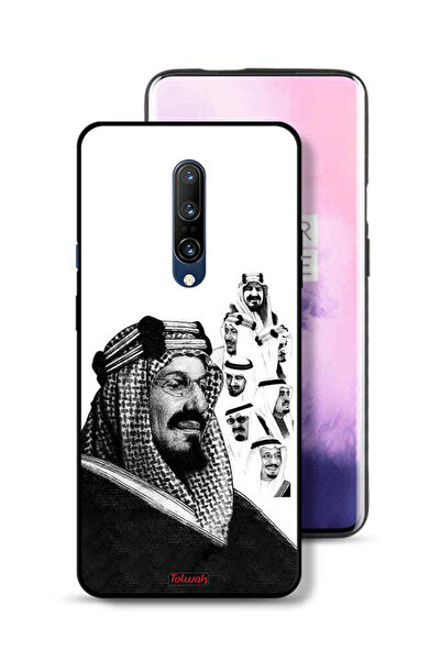 Tolwak غطاء حماية لهاتف OnePlus 7 Pro، ملصق فني أبيض وأسود لملوك المملكة العر...