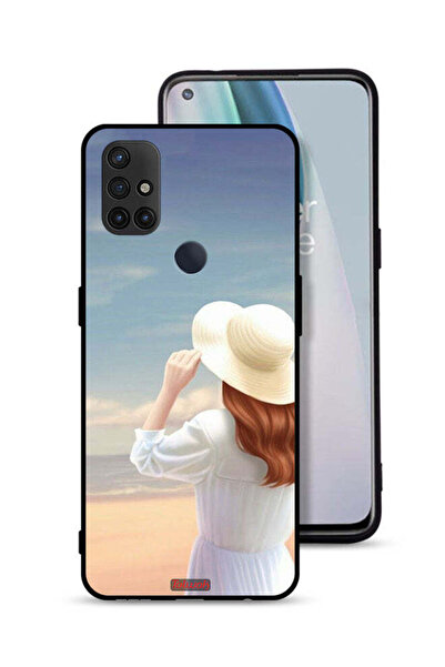 Tolwak غطاء حماية لهاتف OnePlus Nord N10 5G بنقشة قبعة فتاة واقفة