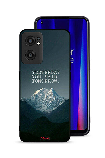 Tolwak غطاء حماية لهاتف OnePlus Nord CE 2 5G مكتوب عليه "أمس قلت غدًا"