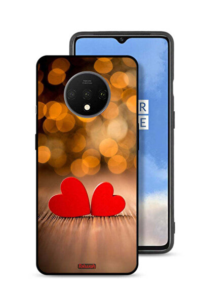 Tolwak غطاء حماية لهاتف OnePlus 7T بتصميم قلبين جميلين