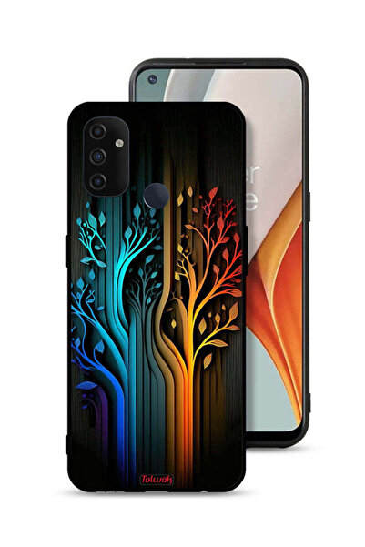 Tolwak غطاء حماية لهاتف OnePlus Nord N100 برسومات أوراق الشجر