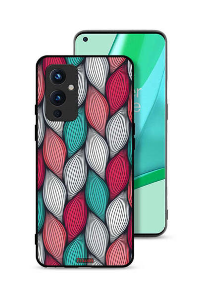 Tolwak غطاء حماية لهاتف OnePlus 9 5G بنقشة ريشة