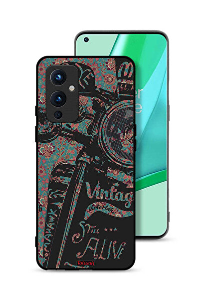 Tolwak غطاء حماية لهاتف OnePlus 9 5G بتصميم دراجة نارية كلاسيكية
