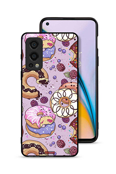 Tolwak غطاء حماية لهاتف OnePlus Nord 2 5G برسومات دونات فنية