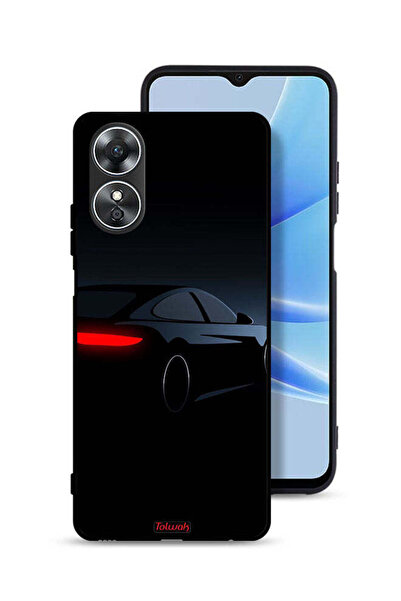Tolwak غطاء حماية لهاتف Oppo A17 - سيارة داكنة