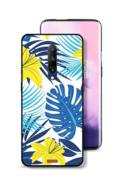 Tolwak غطاء حماية لهاتف OnePlus 7 Pro برسومات الريش والزهور