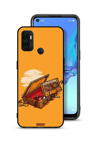 Tolwak غطاء حماية لهاتف Oppo A11s - فن الكاسيت والشريط اللاصق