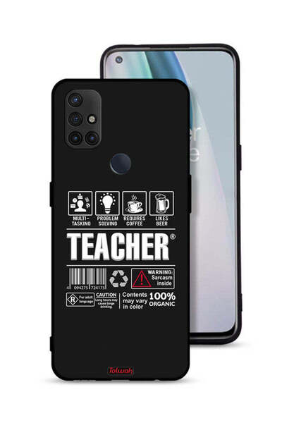 Tolwak غطاء حماية لهاتف OnePlus Nord N10 5G - ملصق المعلم