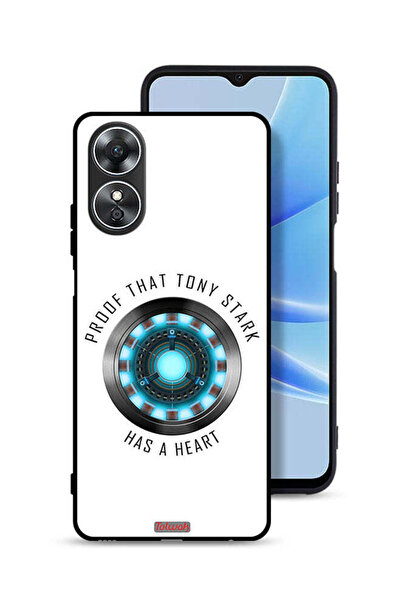 Tolwak غطاء حماية لهاتف Oppo A17 دليل على أن توني ستارك لديه قلب