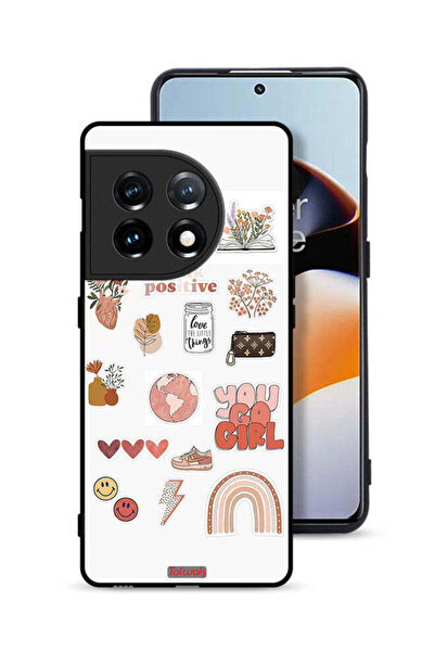 Tolwak غطاء حماية لهاتف OnePlus 11 5G بتصميم فتاة مرحة