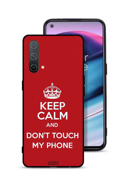 Tolwak غطاء حماية لهاتف OnePlus Nord CE 5G - حافظ على هدوئك ولا تلمس هاتفي