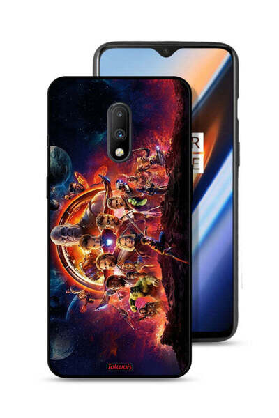 Tolwak غطاء حماية لهاتف OnePlus 7 بتصميم Avengers