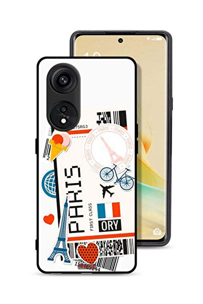 Tolwak غطاء حماية لهاتف Oppo A1 Pro - ملصق باريس