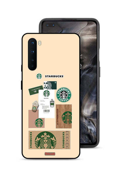 Tolwak غطاء حماية لهاتف OnePlus Nord بملصق قهوة