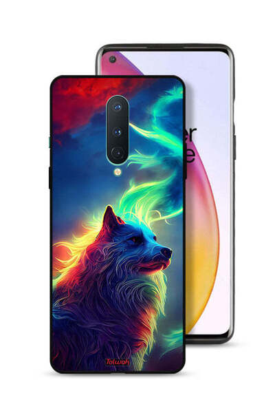 Tolwak غطاء حماية لهاتف OnePlus 8 بتصميم الذئب