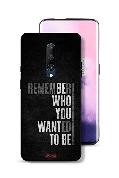 Tolwak غطاء حماية لهاتف OnePlus 7 Pro تذكر من أردت أن تكون