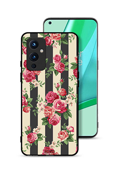 Tolwak غطاء حماية لهاتف OnePlus 9 5G بنقشة الورود