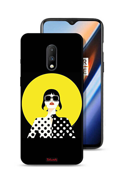Tolwak غطاء حماية لهاتف OnePlus 7 بتصميم فتاة أنيقة