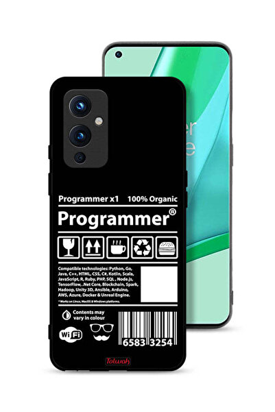 Tolwak غطاء حماية لجهاز OnePlus 9 5G، ملصق مبرمج