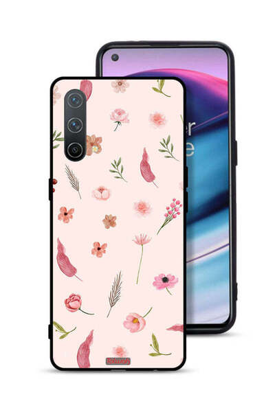 Tolwak غطاء حماية لهاتف OnePlus Nord CE 5G بنقشة أوراق وورود
