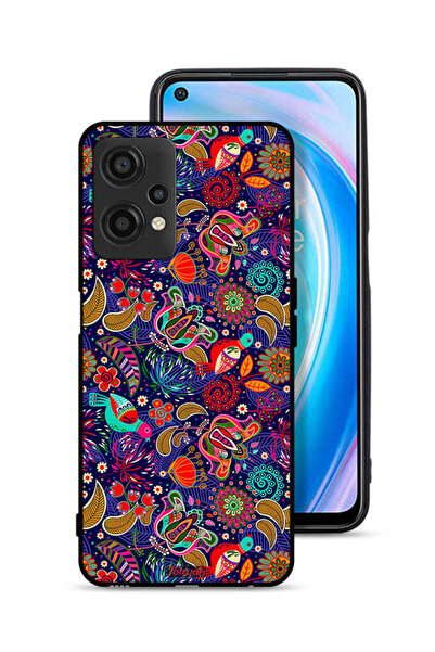 Tolwak غطاء حماية لهاتف OnePlus Nord CE 2 Lite 5G بنقشة طيور وأوراق زهور ملونة