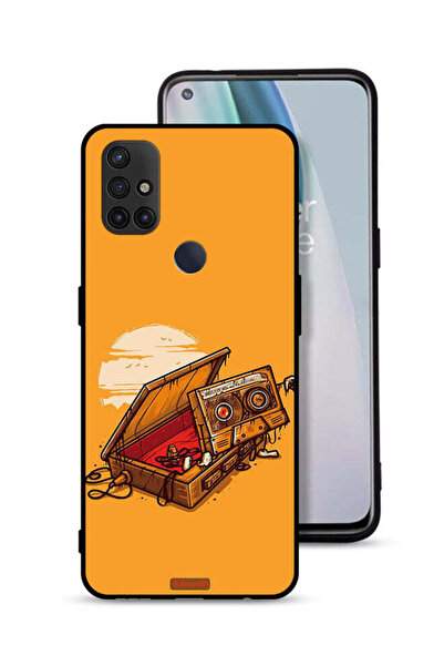 Tolwak غطاء حماية لهاتف OnePlus Nord N10 5G مع فن الكاسيت والشريط اللاصق