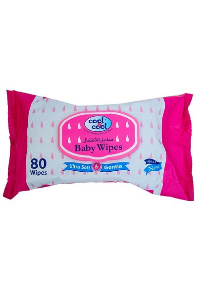 Generic Cool & Cool Baby Wipes 80pcs